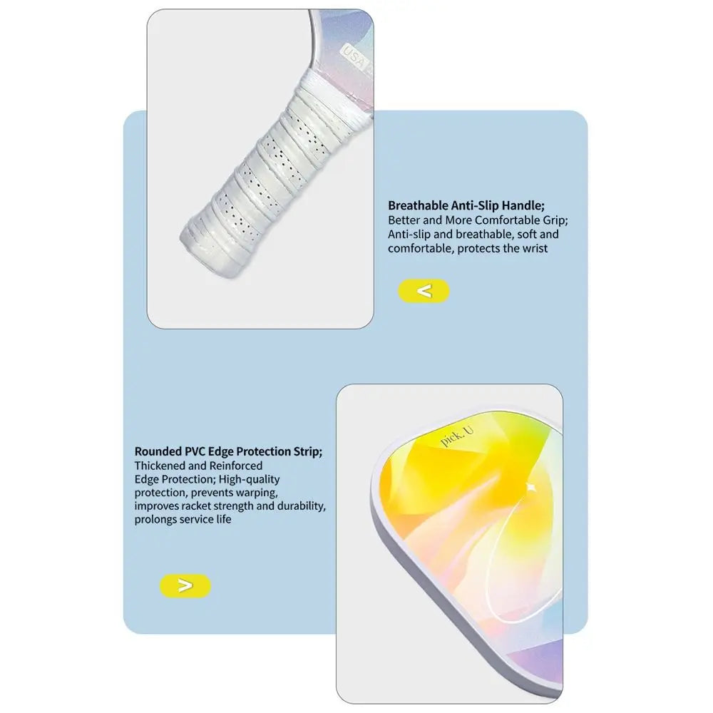 Fashion Glass Fiber Pickleball Paddle Lightweight USAPA Approved Pickle Ball Paddle High-quality Professional Pickleball Rackets