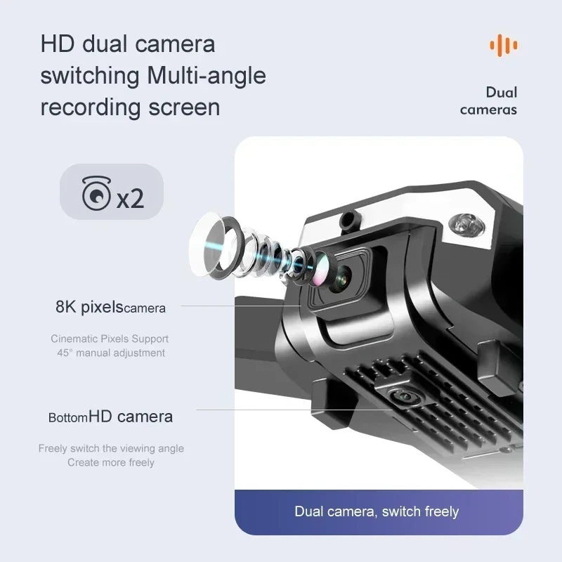 5G GPS Drone 8K Professional 4K Dual Camera Aerial Photography Obstacle Avoidance UAV Quadcopter Helicopter Toys Gifts