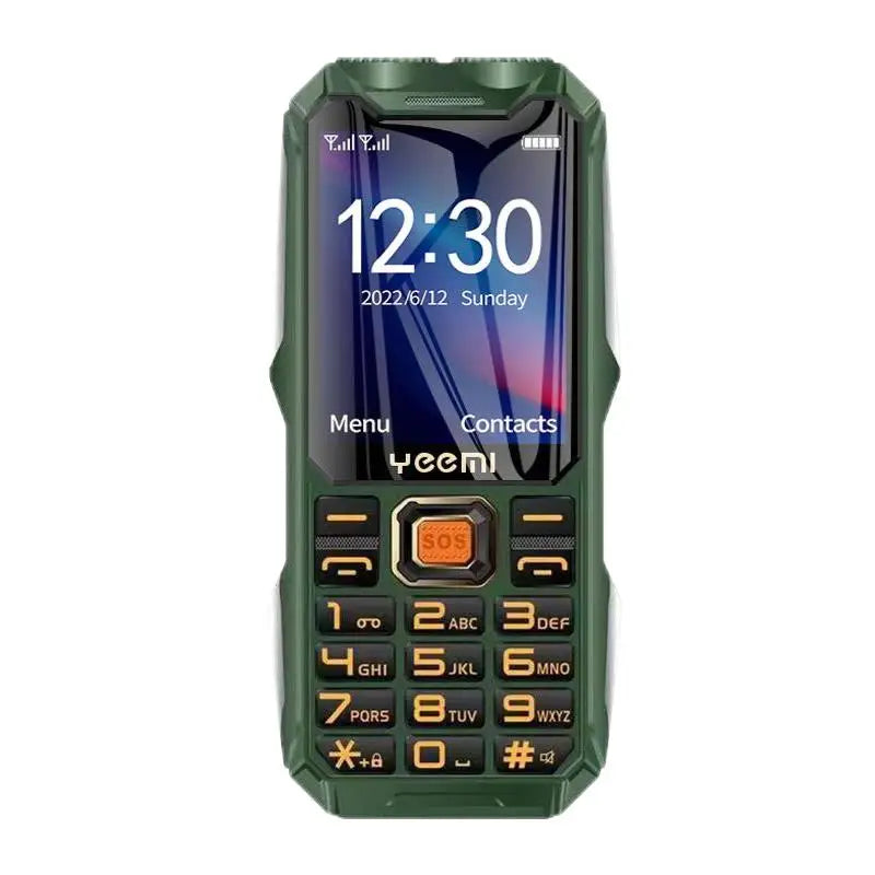 Q8 GSM 2G Rugged Mobile Phone Big Battery Double Flashlight 2.4inch HD Screen Dual Sim Large Button Cheap Cellphone For Elderly