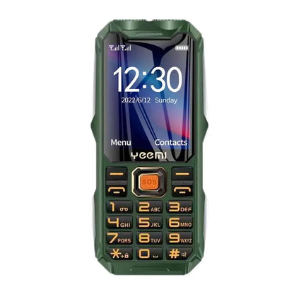 Q8 GSM 2G Rugged Mobile Phone Big Battery Double Flashlight 2.4inch HD Screen Dual Sim Large Button Cheap Cellphone For Elderly