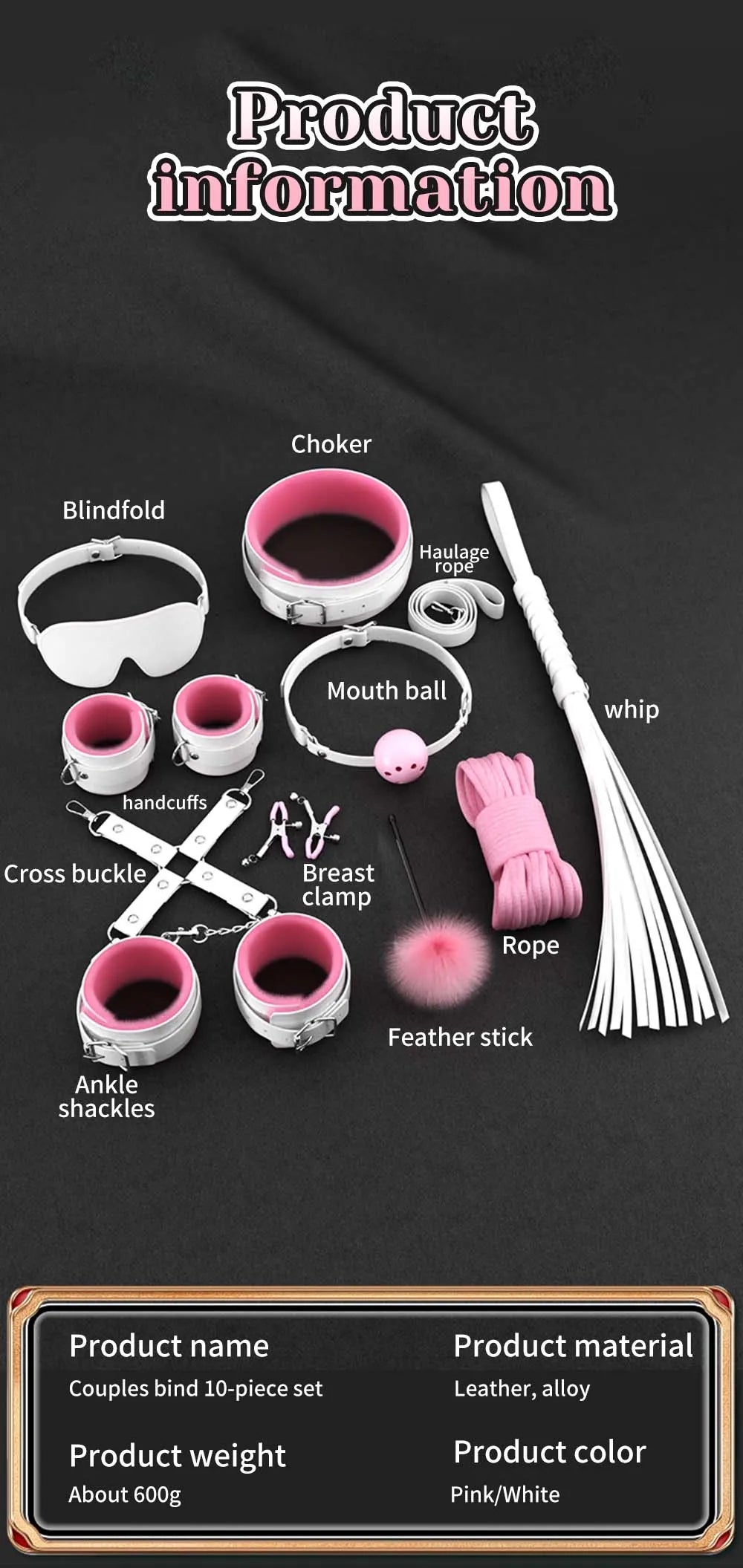 Sex toys for women BDSM sexual couples kit Adult Sexy Toys sexyshop erotic accessories handcuffs for session Anal plug sex game