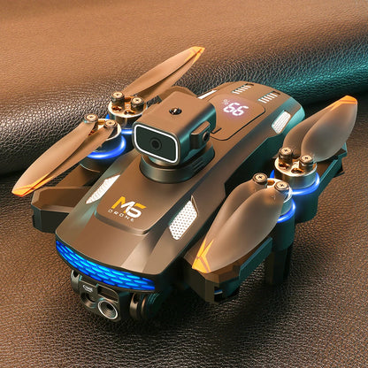 M6 Mini Drone 4K Professional HD Camera with Large Screen 2.4G WIFI FPV Dron Brushless Optical Flow Hover Folding Quadcopter