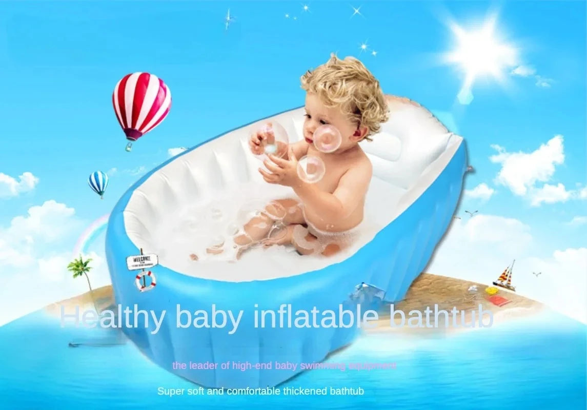 inflatable bathtubs, large-sized thickened non-adult swimming pools, baby water basins