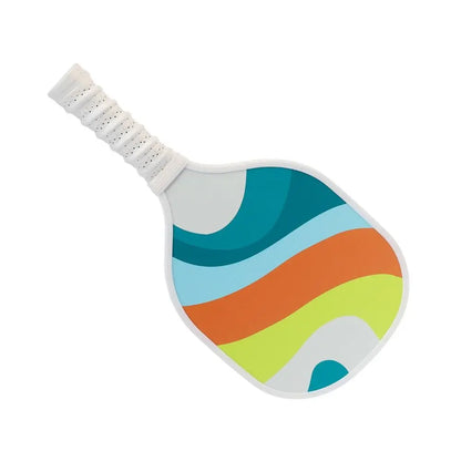 Wooden Pickleball Paddles Non-Slip Colorful Pickle Ball Racket Ribbed Handle Single Racket Pickleball Training Equipment Men
