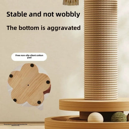 Pet Cat Toy cat scratcher Cat Turntable Funny Cat Stick Balls Durable Sisal Scratching Board Cat Supplies Cat Grab Column