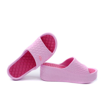 Summer Woman Slippers Thick Bottom Platform Open Toe Females Shoes Solid Non Slip Ladies Sandals Wear-resistant Slides 2022 New