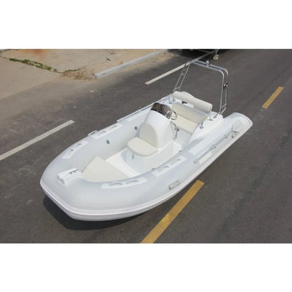 RIB Inflatable Boat Luxury Fiberglass Floor Hypalon/PVC Rescue Boat for Sport Leisure Lake Outdoor Entertainment