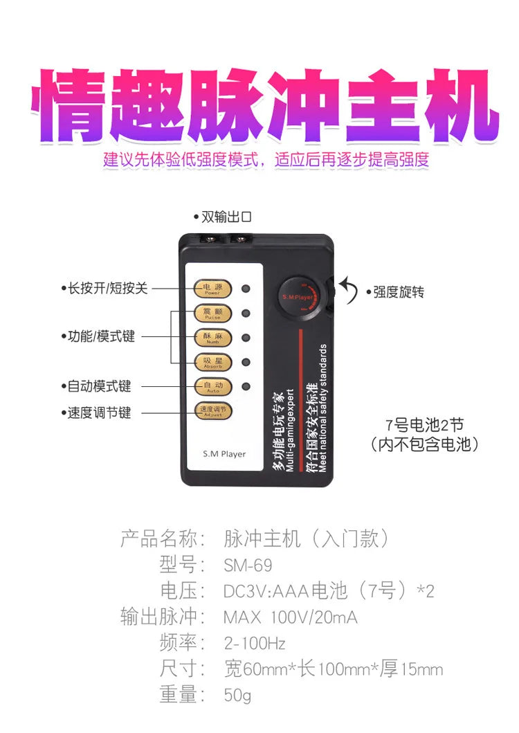 Adult Products Female Masturbation Anal Dilator Prostate Massage Exotic Accessories Anal Plug Electric Shock Sex Toys for Women