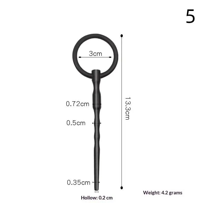 Adult Products Sex Toys For Couple Urethral Plug Beads Butt Plug Silicone Masturbation Inertia Flexible Penis Plug Massager