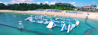 Commercial Water Park Waterslide Inflatable Kids Slide Pvc Toy Custom Inflatable Multiple Slides Children Water Slide With Pool