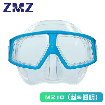 Freediving Mask Half Face Light Weight Low Volume Free Diving Goggles Silica Gel Diving Equipment