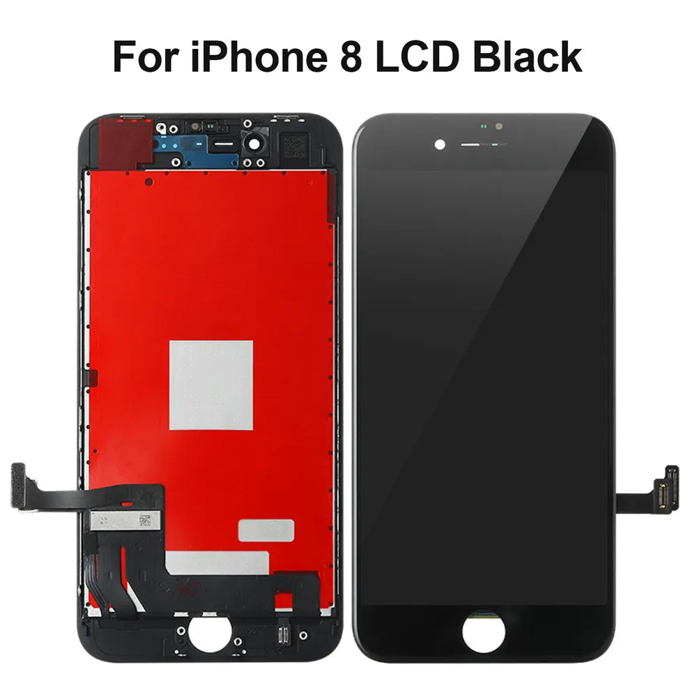 For iPhone 5 5C 5S SE 6 6S 7 8 Plus LCD Display Touch Screen Replacement For iphone 7G 7P 8G 8 Plus LCD Screen Tempered Glass