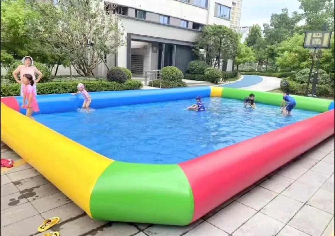 Hot Sale Large Colorful PVC Inflatable Water Swimming Pool / Inflatable Adult Swimming Pool for Sale Inflatable Pool for Event