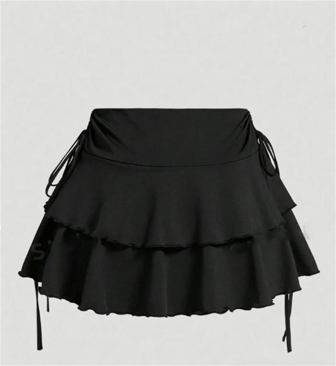 Women's High Waisted Solid Color Mini Skirt Summer Fashion Outdoor Versatile Slim Fit Elastic Waist Short Skirt Streetwear 2026