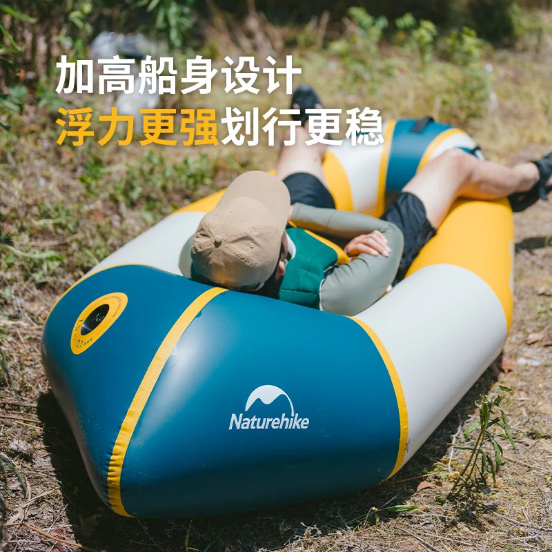 Naturehike Backpack Kayak Outdoor Portable Folding Water Inflatable Boat Assault Boat Fishing Boat Inflatable Kayak Hovercraft