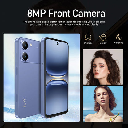 Global Version Smartphone 4GB+128GB 4G Smartphone, 5.3" Cellphone LCD 60Hz Display, 12MP Camera, 4100mAh Battery HD Camera, WiFi