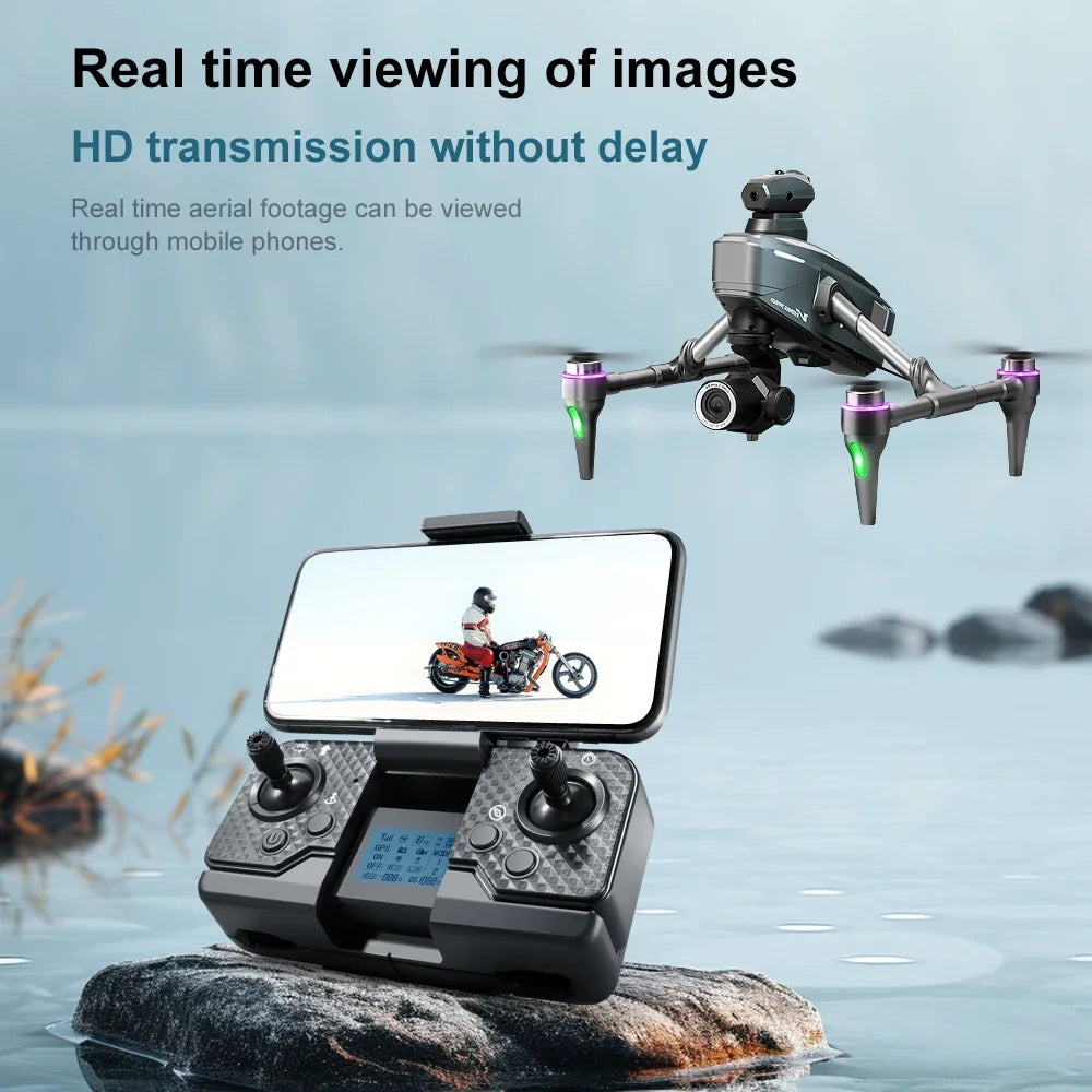 Race Drone  8K Dual Professional Aerial Photography HD Dual-Camera WIFI FPV Four-Axis Rc Quadcopter Toy UAV