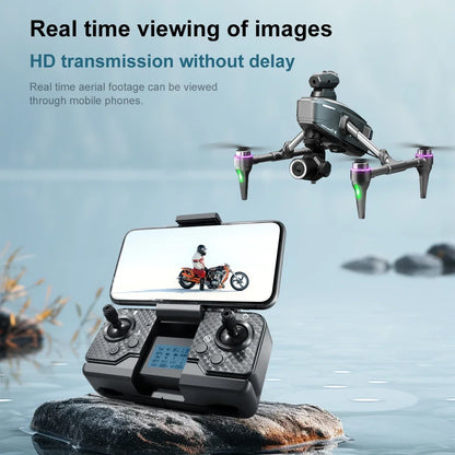 Race Drone  8K Dual Professional Aerial Photography HD Dual-Camera WIFI FPV Four-Axis Rc Quadcopter Toy UAV