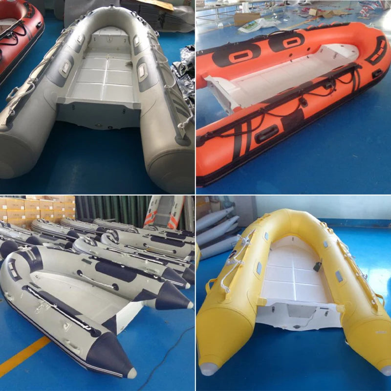 9ft-13ft Outdoor Drifting Rib Boat 300 390 Semi-Rigid Aluminum/Hypalon/PVC Inflatable Dinghy Orca