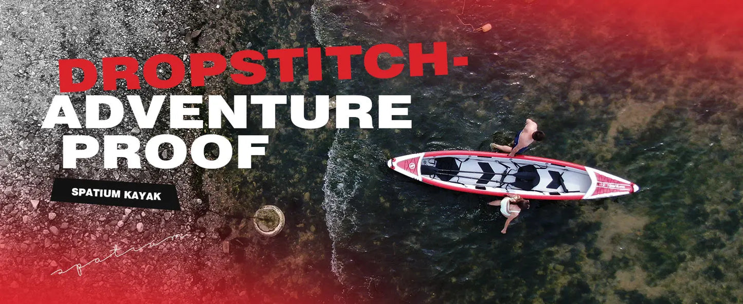 Spatium Inflatable Kayak PVC Fishing Boat 1-3 Person For Water Sports Surfing Rafting Touring Inflatable Kayak With Paddle,Seat