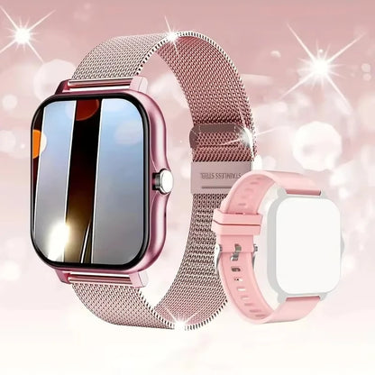 LAXASFIT 2026 New Smart Watch Bluetooth Talk Full Touch Screen Heart Rate Monitor Sports Fitness Smart Watch Men Women Gift