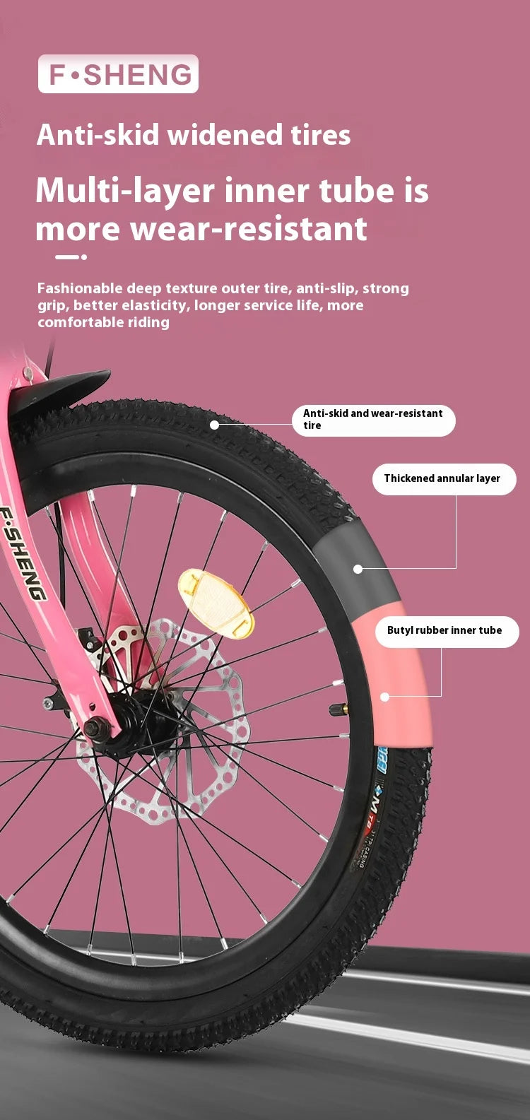 20Inch Folding Bicycle 6-Speed Double Disc Brake Geared Bicycle - Compact Travel-Friendly Bike for Easy Storage And Transport