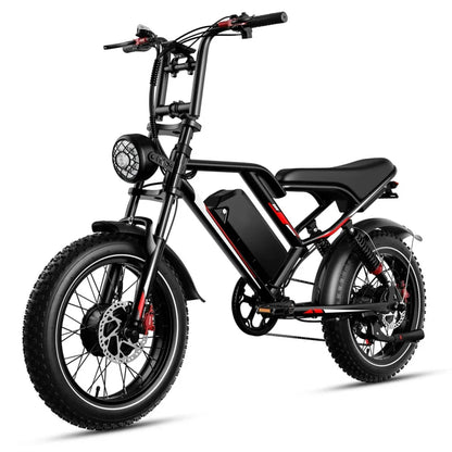 20-inch new camping E-Bike, 1000W high-speed motor off-road electric bicycle, 48V15AH battery adult city road electric scooter