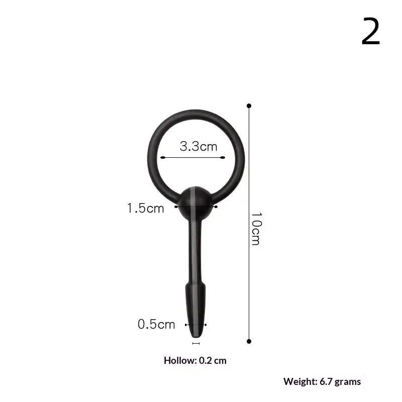 Adult Products Sex Toys For Couple Urethral Plug Beads Butt Plug Silicone Masturbation Inertia Flexible Penis Plug Massager