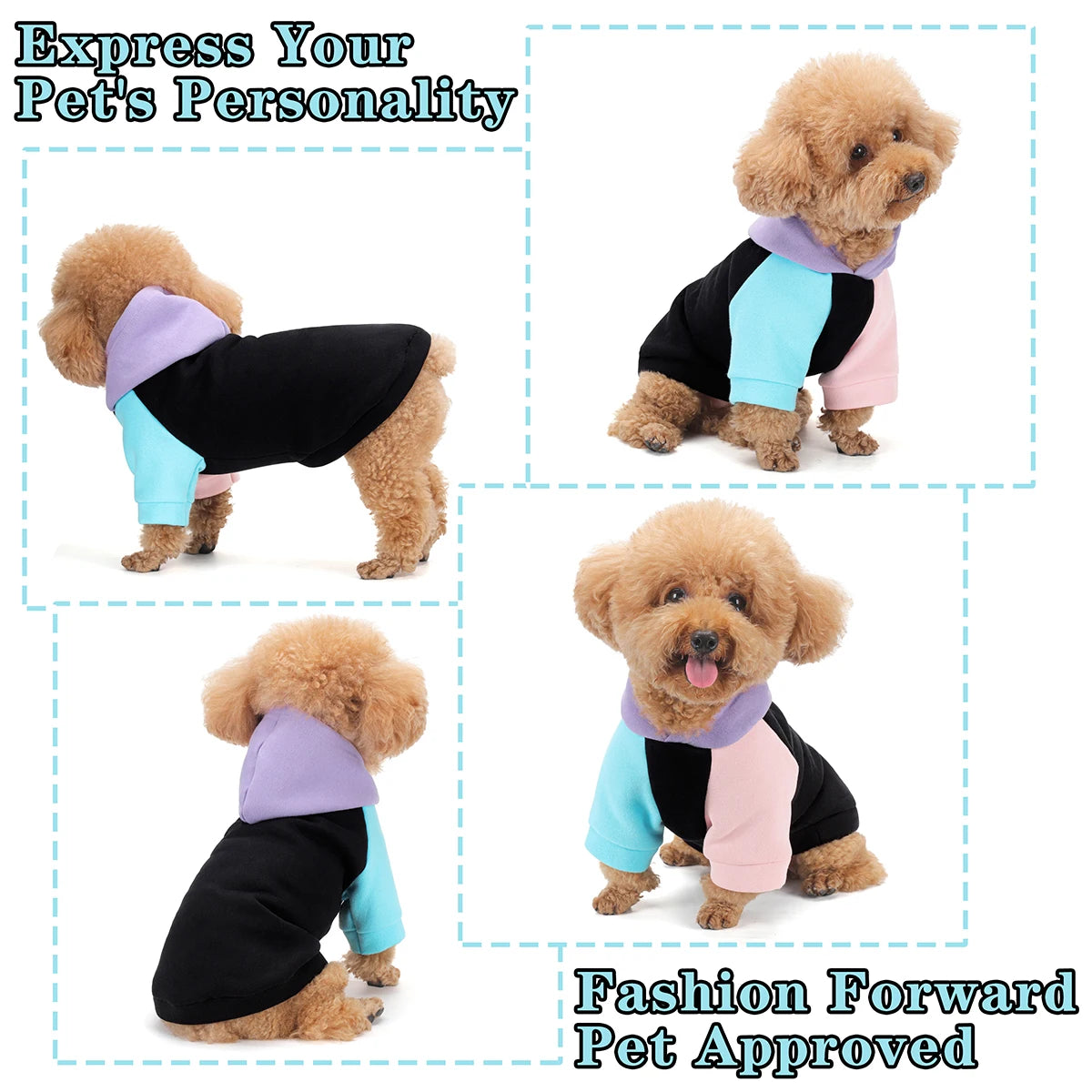 Dog Hoodie - Premium Quality, Buttery Soft, Superior Comfort and Fit, Calming Interior Material, Suitable for All Breeds