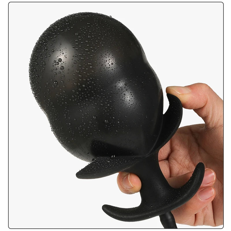 Adult Products Dildo for Anal Toy Expandable Butt Plug Silicone Massager Sex Toy for Women Men Inflatable Anal Plug Backyard Toy