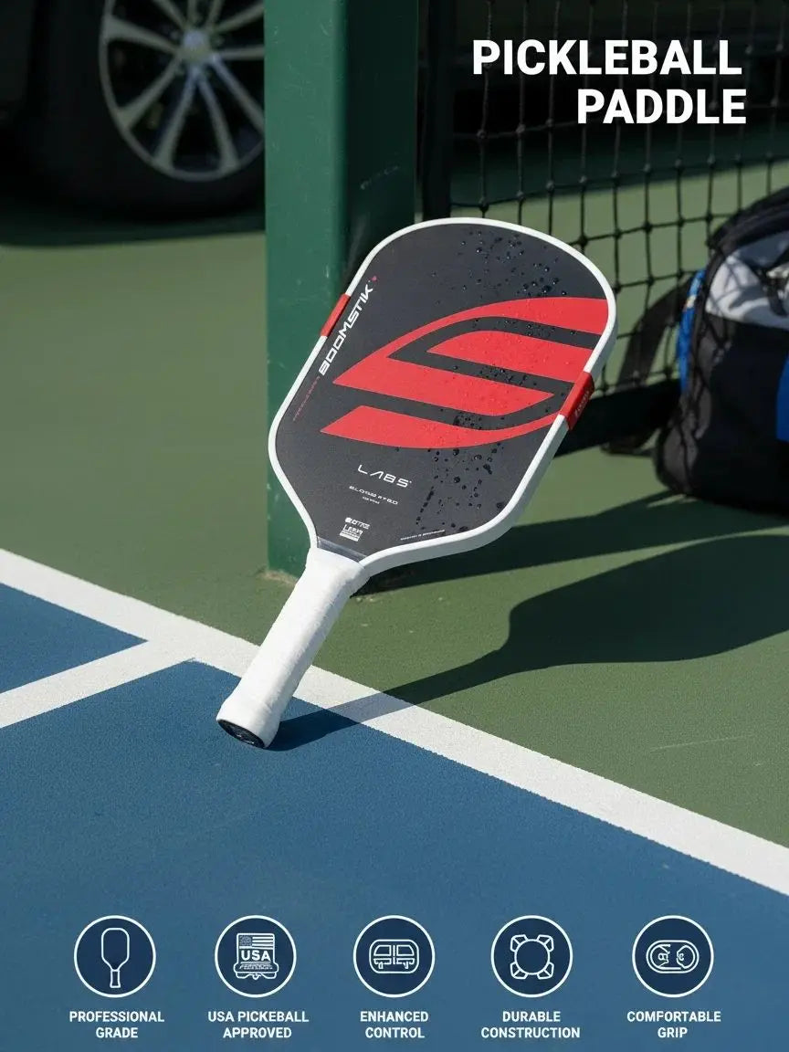 Selkirk-Style T700 Carbon Fiber 5th Gen Pickleball Paddle, Boomstick Core, Hot-Pressed
