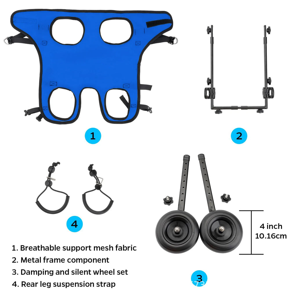 Dog injury rehabilitation car, small dog, elderly dog, assisted commuting car, disabled car, dog walking assistance car