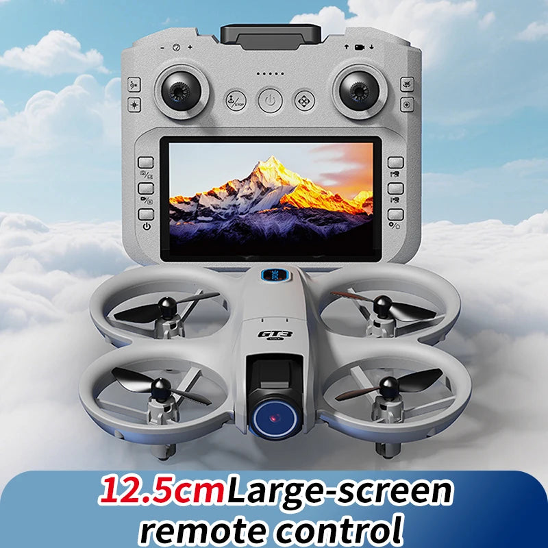 New Drones GT3 GPS 8K Professional HD 360° Dual Cameras 5G WIFI Brushless Motors Obstacle Avoidance FPV Foldable Quadcopter Toys