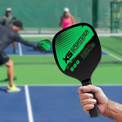 Pickleball Racket Set (2 Rackets + 4 Balls + 1 Cosmetics Bag) High-Quality Poplar Base Plate Pickleball Racket Set Outdoor Sports Special Beginners Entry Training Racket Beach Sports Equipment