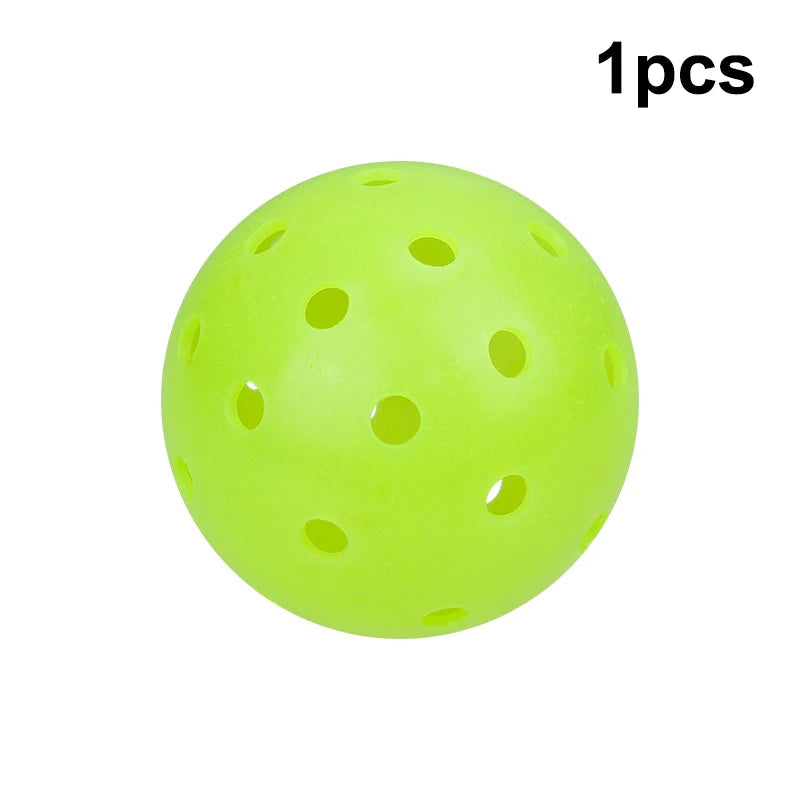 1/3pcs Pickleball Balls Outdoor 48Holes Training Pickleball Accessories 74mm Standard Pickle Balls For Training Competition