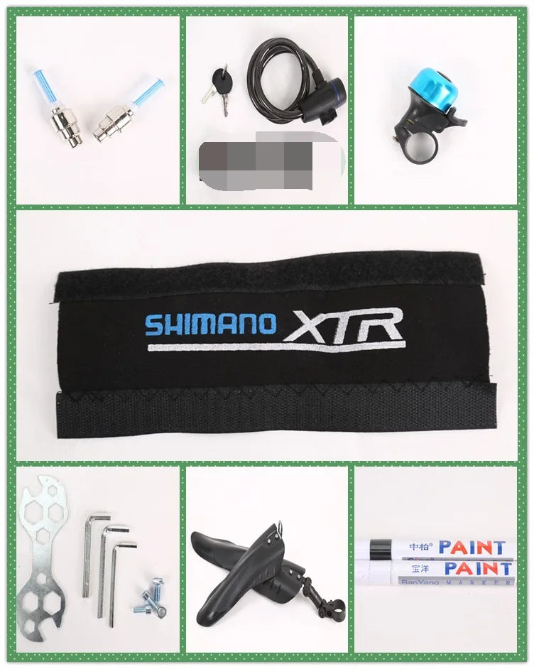 Mountain Bikes Adult Bikes Men's And Women's Variable Speed Bikes Dual Shock Absorbing Folding Mountain Bikes Student Bikes