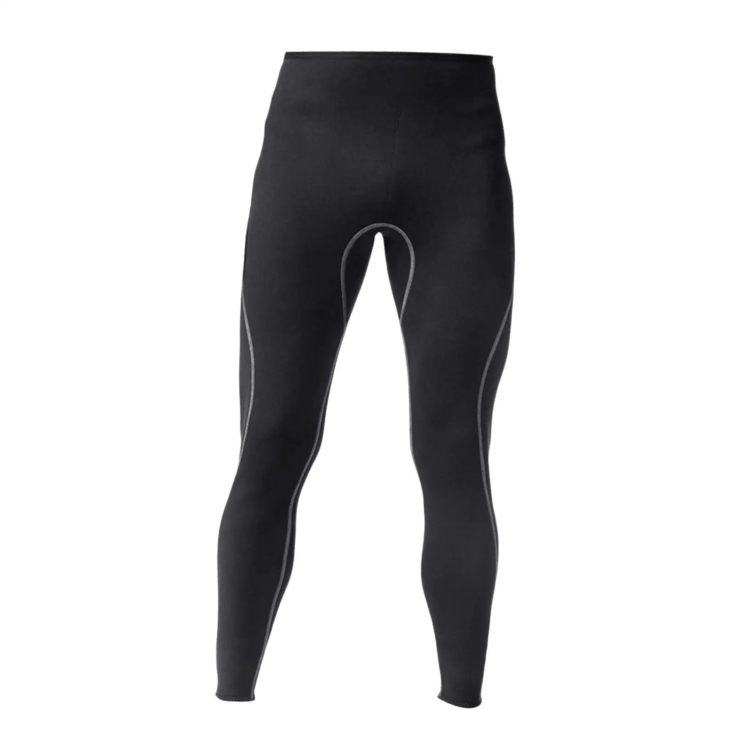 Men Black Wetsuit Pants  Stretch Neoprene Surf Surfing SCUBA Diving Trousers
