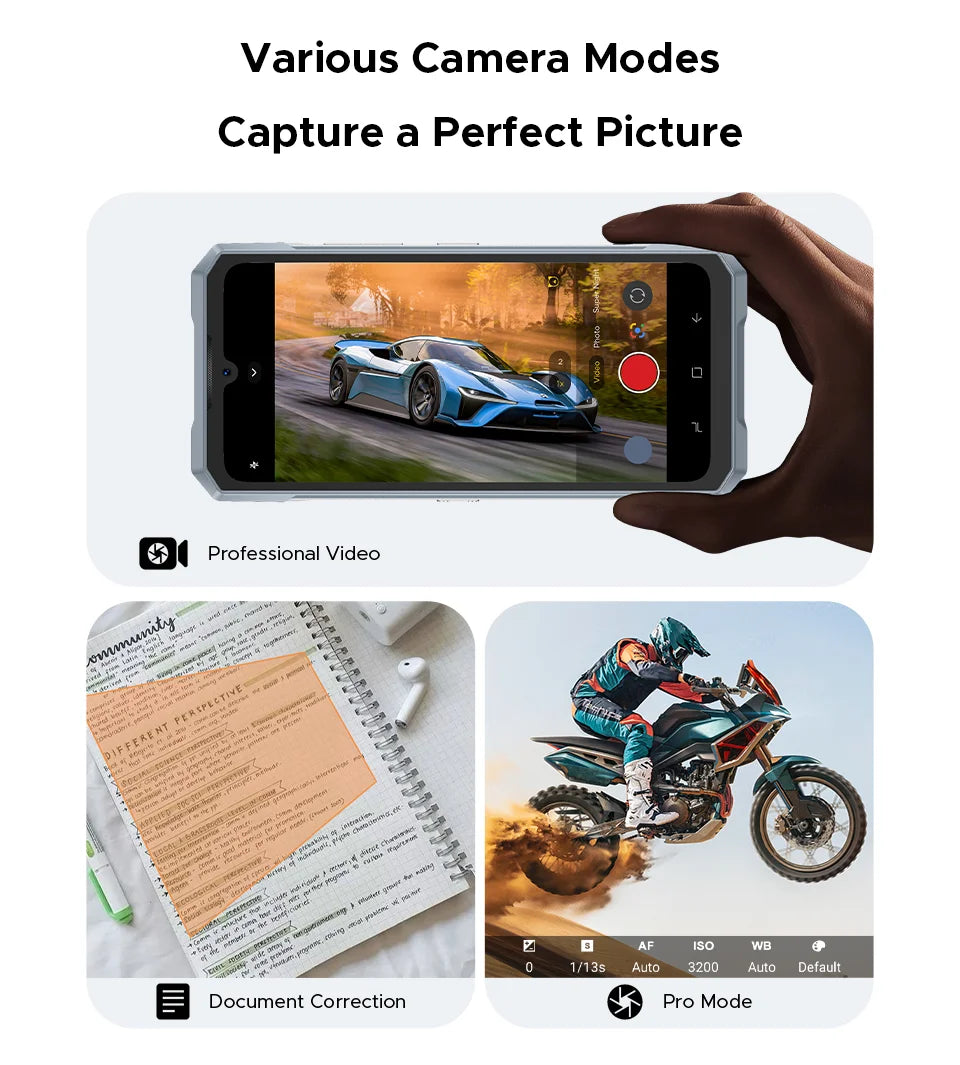 World Premiere DOOGEE Blade GT Pro 5G Rugged Phone LED Light Effect 12GB 512GB 10.5mm Ultra-thin 100MP AI Camera 5800mAh Battery