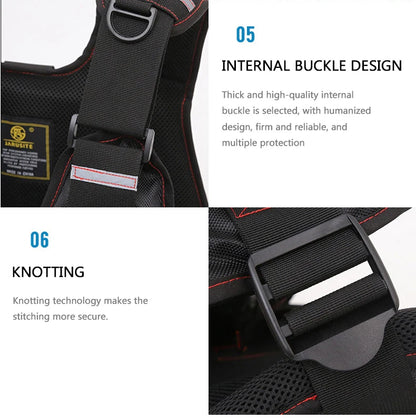 multi-functional life jacket vest for outdoor fishing, a must-have for safety. Multiple pockets for storage, buoyant materials