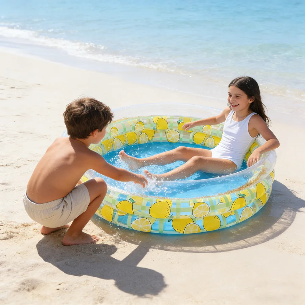 1pcs Inflatable Bathtub Swimming Pool Inflatable Pool Retro Blow Up Swimming Pool Family Cute Thickened Water Pool ﻿ ﻿