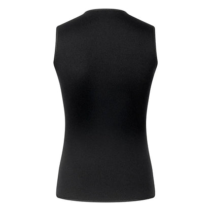 3MM Men Women Sleeveless Wetsuit Top No Hood Neoprene Thermal Vest for Scuba Diving Surfing Kayaking Swimming Water Sports