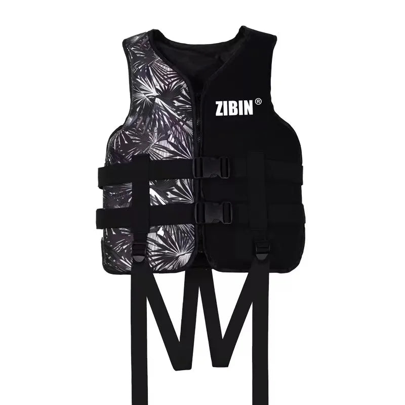New Life Jacket Neoprene Safety Life Vest Water Sports Fishing Kayaking Boating Swimming Drifting Safety Vest for Adult Children