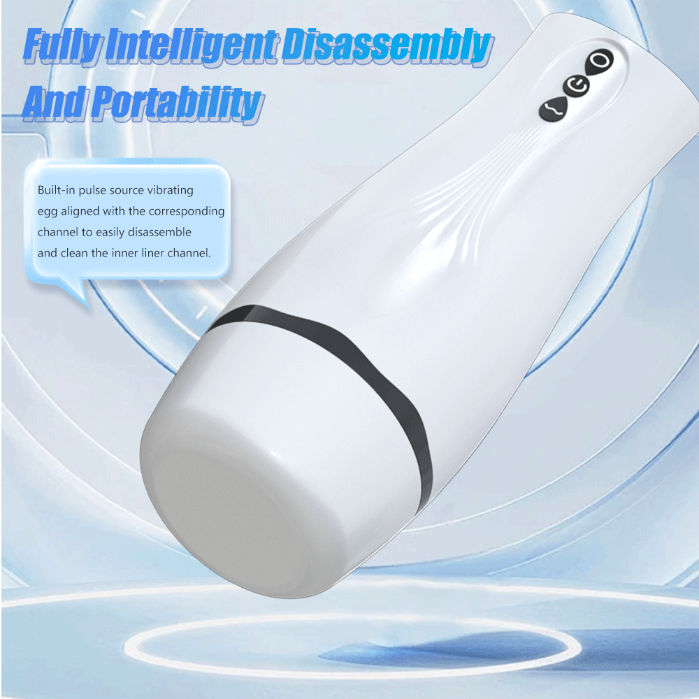 Automatic Sucking Male Masturbator Vibration Blowjob Machine Masturbation Cup Pocket Pussy Penis Pump SexToy Adult Goods for Men