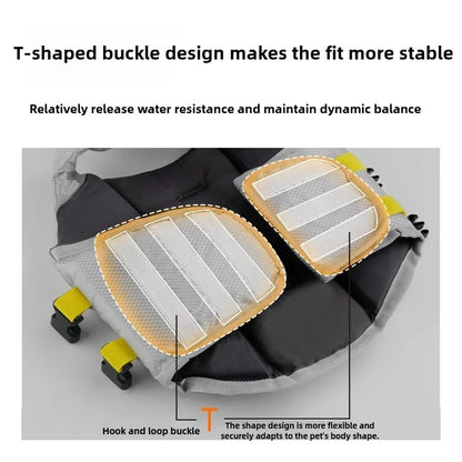 Dogs Life Jacket Enhanced Buoyancy Summer Seaside Swimwear Safety Vest Surfing Protection Products Pet Life Jackets Accessories