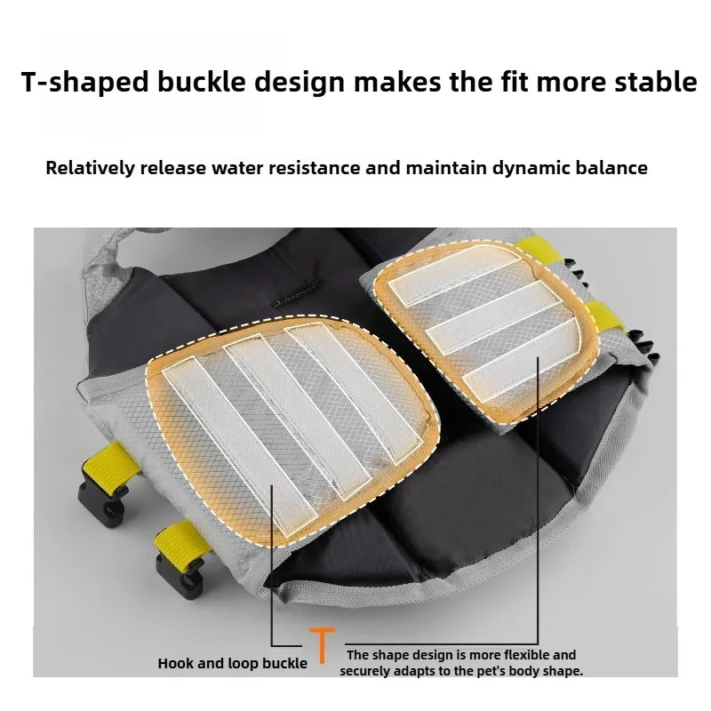 Dogs Life Jacket Enhanced Buoyancy Summer Seaside Swimwear Safety Vest Surfing Protection Products Pet Life Jackets Accessories