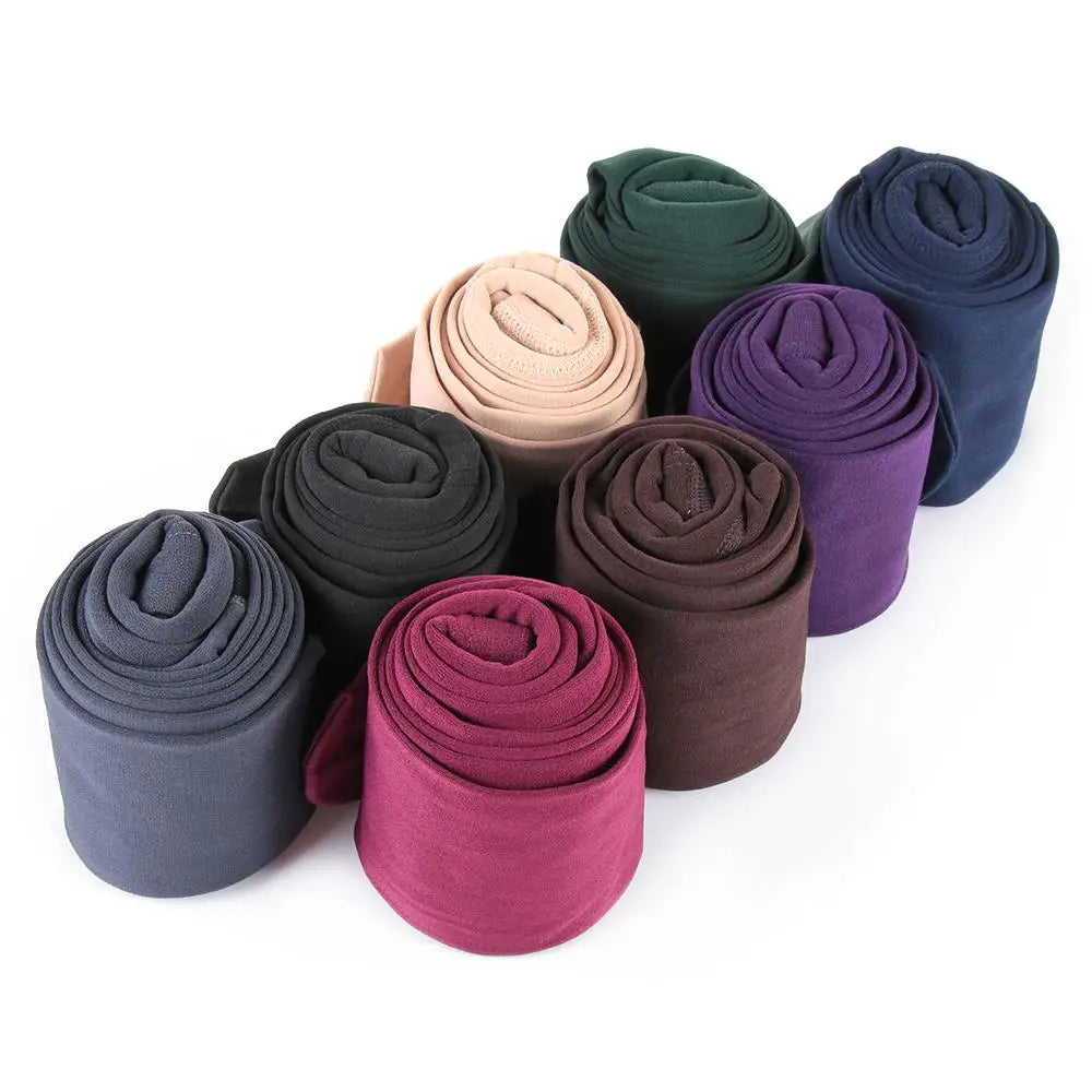 Women Winter Thermal Warm Velvet Thick Pantyhose Fluff Lined Stretch Slim Leggings Pants Ankle-Length