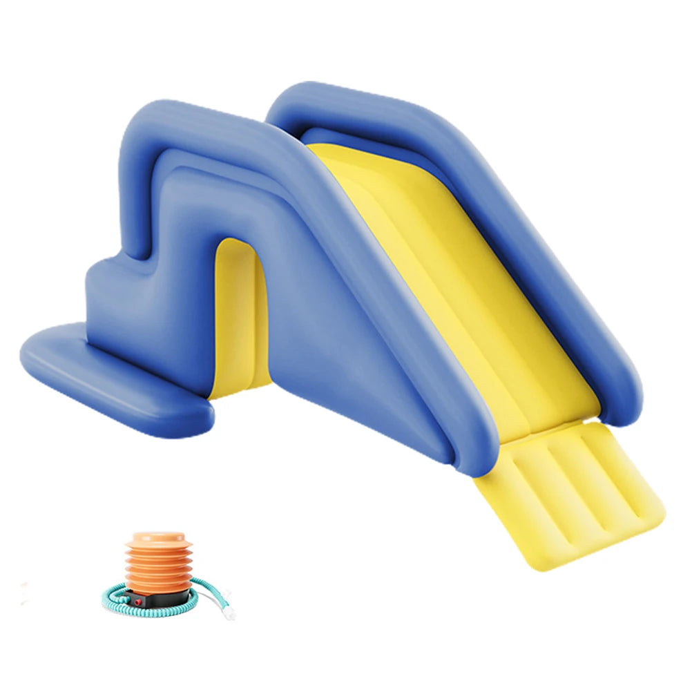 Inflatable Water Slide Climbing Wall Water Slide Children Kids Summer Fun Compact Inflatable Park Outdoor Dabble Water Slide