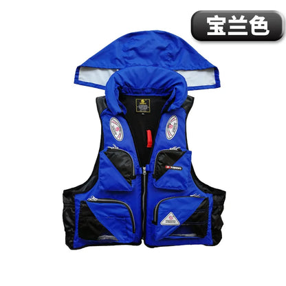 Outdoor Wading Sports Vest Adult Sea Fishing Life Jacket Sea Fishing Wading Multi-pocket Removable Quick-dry Fishing Life Jacket