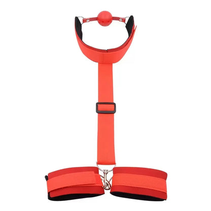 Adult Games Erotic Sex Toys For Woman Couples Slave Neck Collar Wrist Nylon  Bondage Restraints Collar Fetish sexy toys for play
