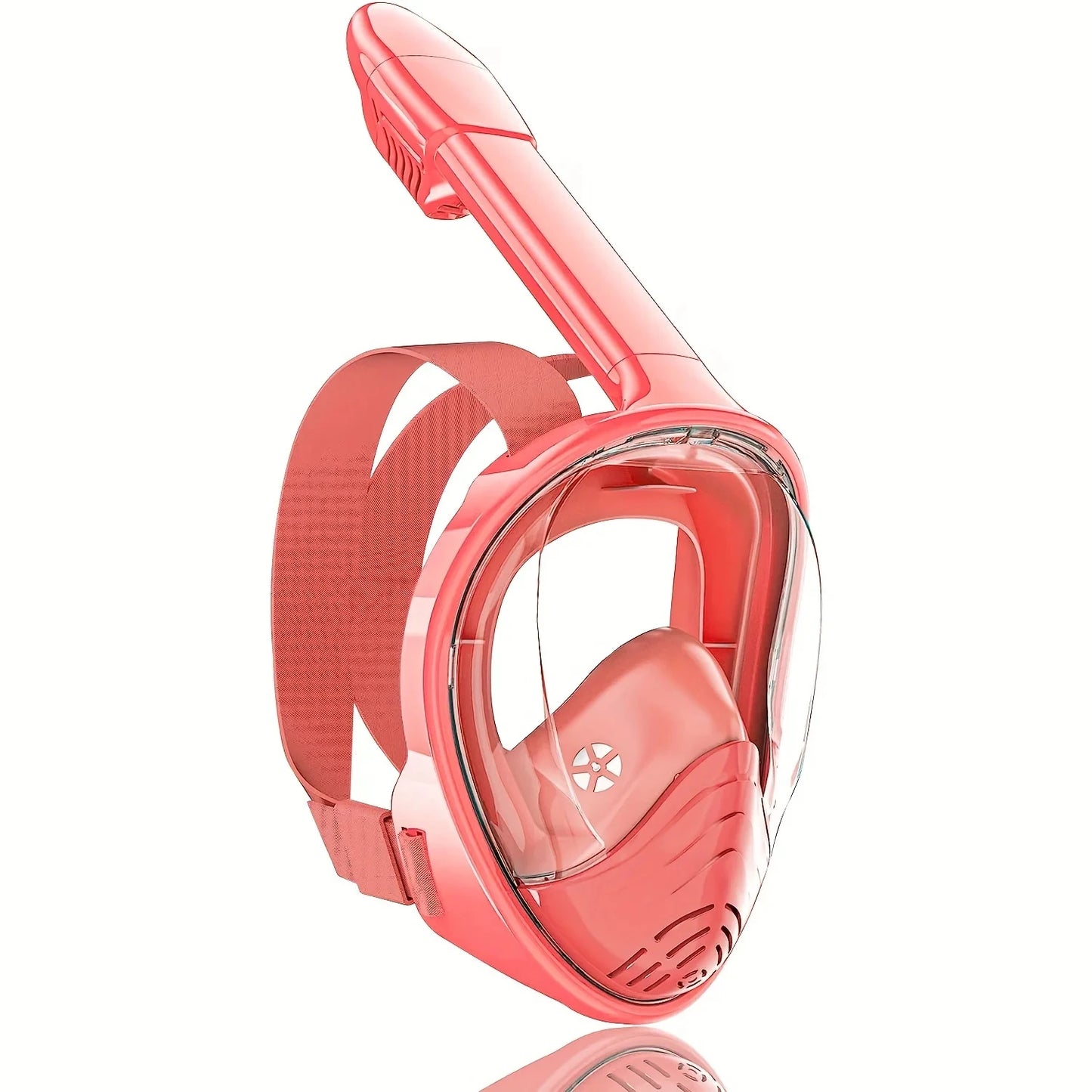 Kids Snorkel Mask Anti-Fog Leak-Proof Soft Silicone Design Easy to Wear Diving Mask Underwater Scuba Full Face 360° Panoramic